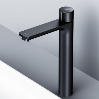 Высокий смеситель для раковины Am.Pm X-Joy чёрный матовый F85A92522